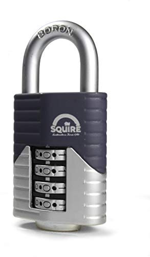 Henry Squire Vulcan 4 Wheel Open Shackle Combination Padlock, 40 mm (Length)