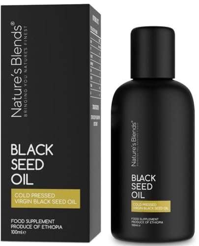 Nature's Blends 100ml Pure Cold Pressed Black Seed Oil - Black Cumin Seed Oil - Nigella Sativa