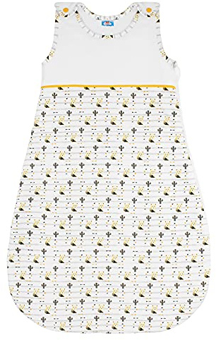Sweety Fox Saco de Dormir Bebe Verano 18-36 Meses 110cm - 1 TOG (100% Algodon Ecológico Oeko Tex)
