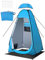 Toilet Tent, Shower Tent with Tent Groundsheet/Pegs/Guy Ropes/Tent Bag, Waterproof Camping Toilet Tent Pop-up Changing Tent Portable for Outdoor Travel Fishing Hiking-Utility Tent Blue