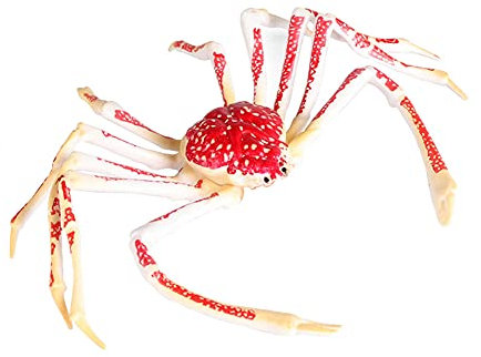 JOKFEICE Tierfiguren, realistisch, Kunststoff, große Spinne, Krabbe, Tier-Action-Modell, Wissenschaftsprojekt, Lernspielzeug, Geburtstagsgeschenk, Kuchenaufsatz für Kinder und Kleinkinder