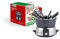 MAGNANI 1,75 l Fondue Set für 8 Personen, Elektrischer Fondue Topf mit Temperaturregulierung, Käsefondue Set mit 8 Gabeln, 800W Schokofondue Set aus Edelstahl