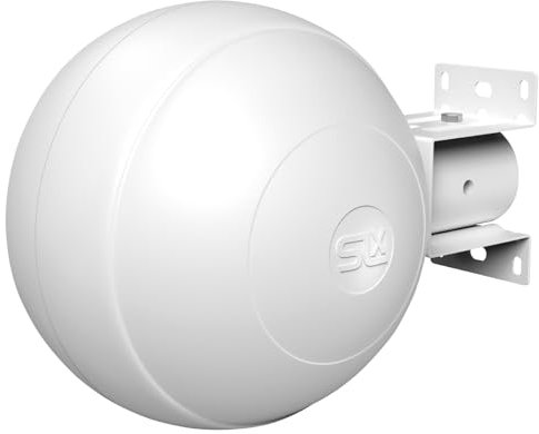 Antenne TV pour Freeview numérique, antenne TV SLX 360° amplifiée Omni directionnelle avec amplificateur de Signal intégré, antenne TV extérieure puissante, Filtre 5G