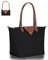 BOJLY Handtasche Damen Groß, Damen-Schultertaschen, Shopper Schultertasche,Wasserdichte Umhängetasche,Faltbare Handtasche Schwarz Für Leisure Travel Büro Schule Einkauf