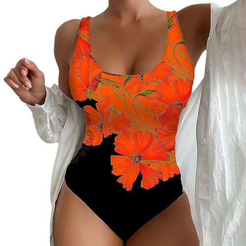 Femme Maillot De Bain Ventre Plat 1 Pieces Grande Taille Haute Cache Pièce String Une Gainant Sport Amincissant Maillots Pièces Natation Short Fille Sculptant