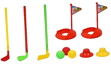 DRESSOOS 1satz Teiliges Golfspielzeug Für Plastik Golfschläger Spielzeug Für Drinnen Und Draußen Fördert Eltern-interaktion Und Sportliche Aktivitäten