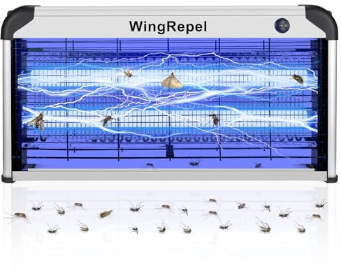 WingRepel 7030-WR-FSLEU-FBM-XIN 30W Fliegenfalle Elektrisch Insektenvernichter mit UV Lampe, UV Insektenvernichter Elektrisch Innen,