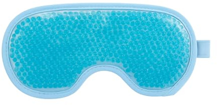 Antifaz de Gel Frío y Calor para Ojos – Máscara Refrescante con Doble Cara (PVC Médico y Felpa Suave), Alivio de Migrañas, Ojos Hinchados y Fatiga Ocular, Reutilizable con Perlas de Gel Flexibles