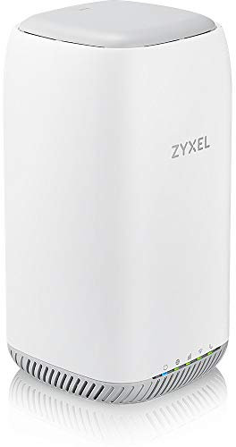 Zyxel Router wifi para interiores LTE-A 4G | Comparta wifi de banda dual con 64 dispositivos | Compatible con VoIP/VoLTE | Desbloqueado | No necesita configuración [LTE5388-M804]