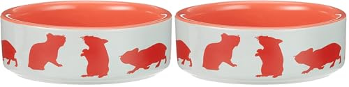 Trixie TX-60731 Bol en céramique pour Hamsters, 80 ML, 8 cm (Lot de 2)
