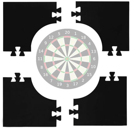 TAOZHUGONG Dart Surround Dart, protezione da parete, bersaglio, bersaglio, protezione per bersaglio, protezione per freccette, anello di raccolta per freccette (non incluso) (A)
