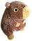 Capibara Peluche Grande Extra Suave y esponjosa - Peluche Capibara Gigante diseño Realista Perfecto para Regalos Originales Capybara tamaño XXL (60 CM MARRÓN Oscuro)