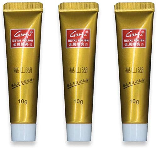 FIXINI All Metal Polish Cream - Premium Metal Polish - Cleaner and Polishing Cream for Sterling Silver, Gold, Brass, Chrome, Copper, and Other Metals - Metal Polish Paste - Fast Effective