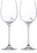DIAMANTE Swarovski Crystal White Wine Glasses - 'Romance' - Hand Cut Heart Design with Swarovski Crystals with Gift Box