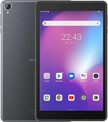 Blackview Tab 5, Tablet Android 12 8'' HD+ IPS Display, Quad-Core 5GB RAM+64GB ROM (1TB Tarjeta SD Externa), Batería 5580mAh, Cámara Dual 0.3MP+2MP, WiFi Bluetooth Type-C, Dual Box Altavoces Gris