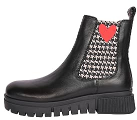 CRICKIT® Chelsea Boot Damen NAELLE | Chelsea Boot Stiefelette aus Leder für Damen aus 100% Leder | Herz