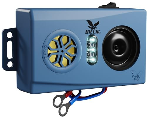 Bielik - Marderschreck Auto Ultra Radar besonders effektiv - Marderschutz für Auto angeschlossen an eine Auto Batteriebetrieben - Ultraschallgerät 20-40 kHz zur Abwehr von Mardern, Ratten und Mäusen