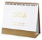 Tischkalender, Tischkalender 2024-2025 19x16cm Akademischer Jahreskalender zum Aufklappen Gültig von Juli 2024 bis Dezember 2025 für Schule Büro und Zuhause (Gold)