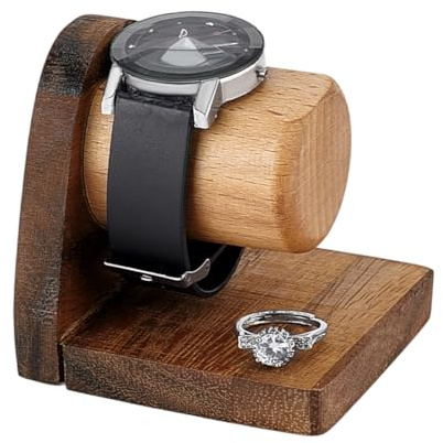 PH PandaHall Espositore per Orologi in Legno Espositore per Braccialetti Orologi Supporto per Gioielli da Uomo Vendita Al Dettaglio Domestico Negozio