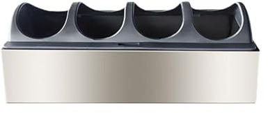 Comedero Para Pollos Resistente a La Oxidación Con Cubierta Segura Fondo Antideslizante Para Alimentación De Aves De Corral Aire Libre Alimentador De Aves De Corral De Acero Inoxidable Duradero