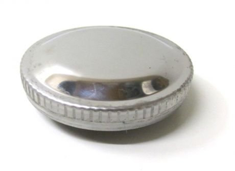 Streetparts24 40mm Tankdeckel passend für Yamaha FS1 DX, Zündapp, Kreidler, Hercules, DKW, Miele - Metall, Silber, Motorrad, Mofa, Moped und Mokick