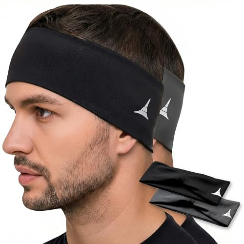 French Fitness Revolution – Fascia Testa Elastica Sportiva per Uomo e Donna – Fascia Antisudore per la Testa per Corsa, Basket, Yoga, Fitness – Fascia Assorbi Sudore – Prodotta in Europa