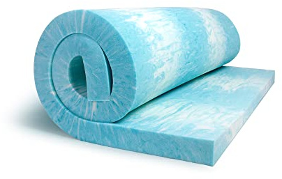 eLuxurySupply 3 Inch Memory Foam Mattress Topper - Temperature Regulating Mattress Pad - 2 lb Density for High Support - CertiPUR-US Certified - Queen Size