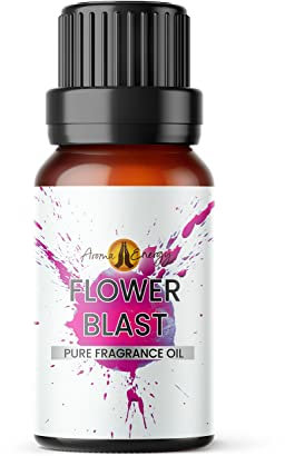 Flower Blast Fragrance Oil 10ml - for Aromatherapy Wax Melt, Reed Diffuser, Candle Making, Home Made Soap, Bath Bomb, Potpourri, Slime, Oil Burner