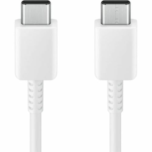 Samsung EP-DX310 Cavo dati per la Ricarica, da USB Type-C a USB Type-C (3A,1.8 m), Bianco