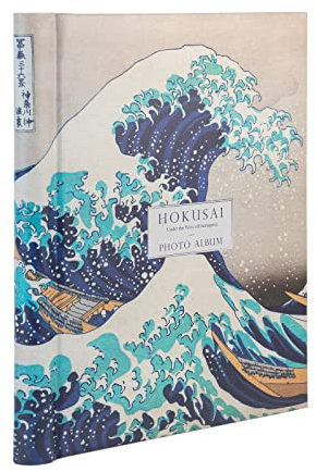 Grupo Erik: Album fotografico Autoadesivo The Great Wave of Kanagawa | Hokusai Collection: Album foto 24x32cm con 30 pagine e copertina rigida, Album Autoadesivo per foto 10x15, 13x18, 13x19 o 13x20