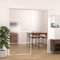 Lechnical Porta Scorrevole in Vetro ESG e Alluminio 102,5x205 cm Bianca q,Porta Scorrevole,Porta Scorrevole Interna,Porta Scorrevole