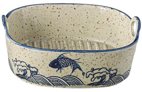 Pirofila piccola in ceramica, con manici in ceramica, per lasagne, tiramisù