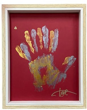 Familien-Handabdruck-Set, halten Sie wertvolle Momente mit unserem Handabdruck- und Handabdruck-Set mit Pfoten-Bilderrahmen fest