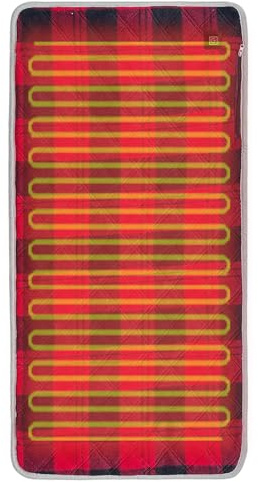Almohadilla Calefactable Para Camping | 45 x 90 cm Calentado por USB 3 Ajustes de Temperatura - Cojín de Asiento Portátil de Calentamiento Rápido,para Hogar, Oficina, Escuela, Apartamento, Camping,