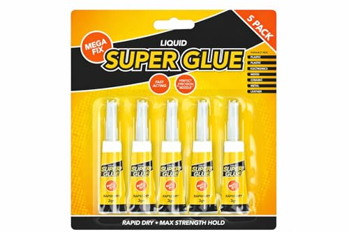 Super Glue Strong Extra Fast Drying Glue 3 Gram (5pcs)