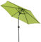 Angel Living 300cm Parasol Manivelle Inclinable Parasol de Jardin, Empêche de La Lumière Solaire Directe et Anti-ultraviolet, Parasol pour Patio et Jardin, Toile Balcon Patio Terras (Pomme Vert)