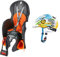 Prophete Fahrradkindersitz | für Kinder zwischen 9 und 22 kg | grau orange & uvex kid 2 - leichter Fahrradhelm für Kinder - individuelle Größenanpassung - erweiterbar mit LED-Licht - desert - 46-52 cm