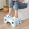 Sgabello WC pieghevole – Sgabello fisiologico Bagno per adulti e bambini – Sgabello WC (blu)