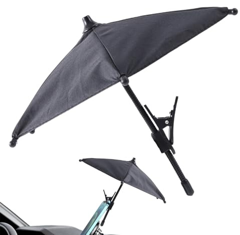 Mobile Sun Shade UV-sköld paraplystativ visor telefon | justerbar skrivbordsskugga, solblockerare för telefon, solskyddstillbehör, solskyddstillbehör, bländskydd, semesterprylar