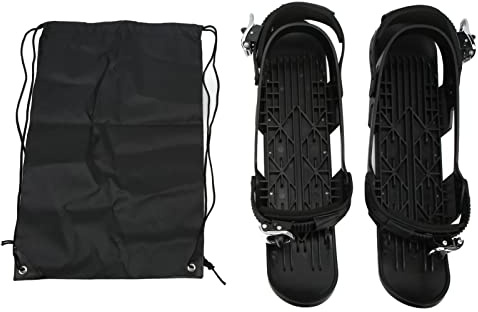 OVAQUIXI Mini Ski Shoes, Adjustable Binding Cross Country Skis , Nylon with Stainless Steel Buckle for Cross Country Skiing