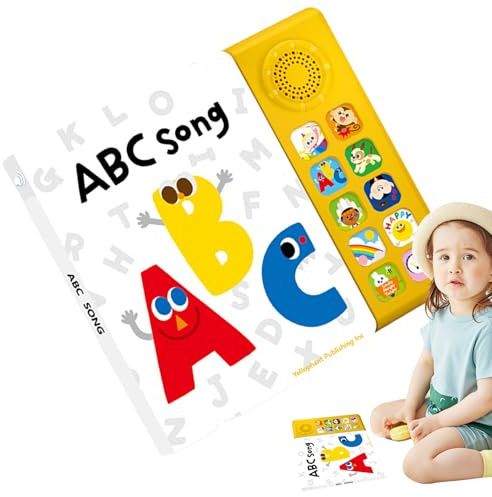 Libro di Musica – Libro di Apprendimento di 10 Filastrocche, Lettore Suono Interattivo, Allenatore di Melodie per Presepe, Esploratore di Canzoni per La Guida Audio per Bambini | Peda