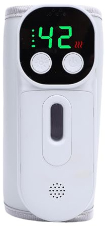 Calentador de Biberones Inalámbrico Portátil para Viajes Recargable de 8000 mAh con Control Preciso de Temperatura Constante Compatible con Biberones Estándar y Botellas de Leche
