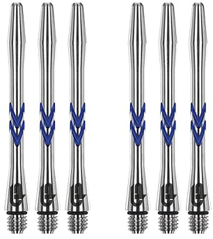 RED DRAGON Gerwyn Price Iceman V-Groove Tiges en aluminium Bleu Taille M