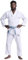 IPPONGEAR Brazilian Jiu Jitsu Einsteiger Anzug inkl weißem Gürtel [Größe A2 I Pearl-Weave Material I 350gr/m² Stoffdichte] weiß
