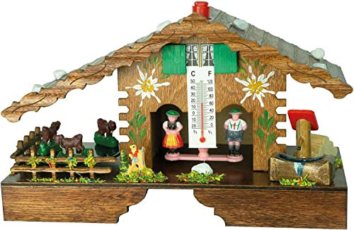 Stazione Meteo Con Mucche Che Girano dalla Foresta Nera 00900 E