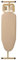Clothes board rack iron board large ironing table ironing board, ironing board ironing board household folding vertical board pad ironing (Color : Gold)