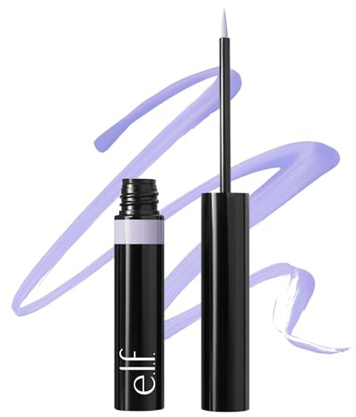 e.l.f. H2O Proof Inkwell Eyeliner Pen - Feutre eyeliner liquide hautement pigmenté et résistant à l'eau - Avec finition mate - Végétalien et sans cruauté envers les animaux - Lavande Daze