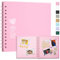 Vienrose 18 x 18 cm Fotoalbum zum Selbstgestalten und Einkleben mit 40 Seiten, Hardcover Kraftpapier Spiralalbum, DIY Sammelalbum für Hochzeit, Geburtstag, Rosa