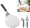 Pelle a Pizza Kit 34x 16.5 cm Pelle a Pizza Coupe Pizza Pelle a Pizza Inox Pizza Peel set avec Coupe Pizza et Pelle à Tarte à Pizza