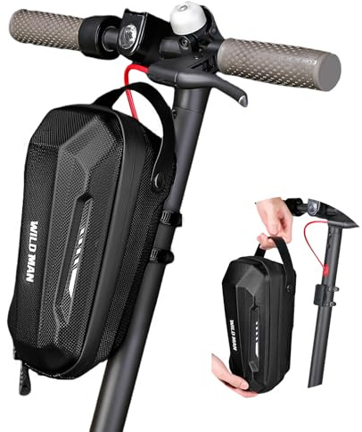 flintronic 3L Bolsa De Manillar Scooter Eléctrica, Scooter Bolsa De Tubo Frontal, Bolsas de Almacenamiento Impermeable EVA, para Xiaomi MI Mijia M365 Sedway Ninebot E ES1/2/3/4